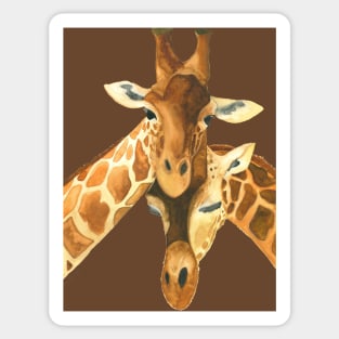 Giraffes love Sticker